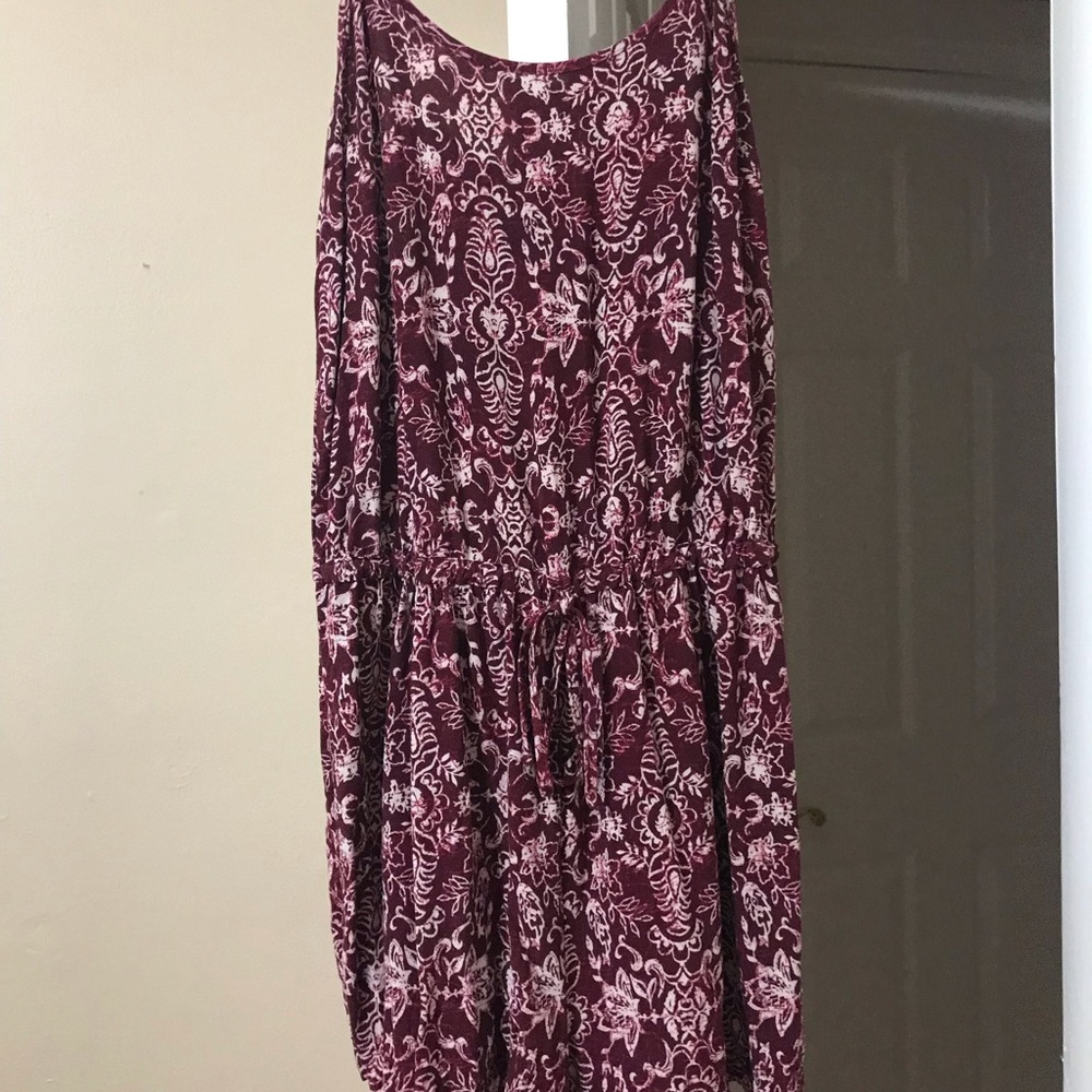Burgundy romper